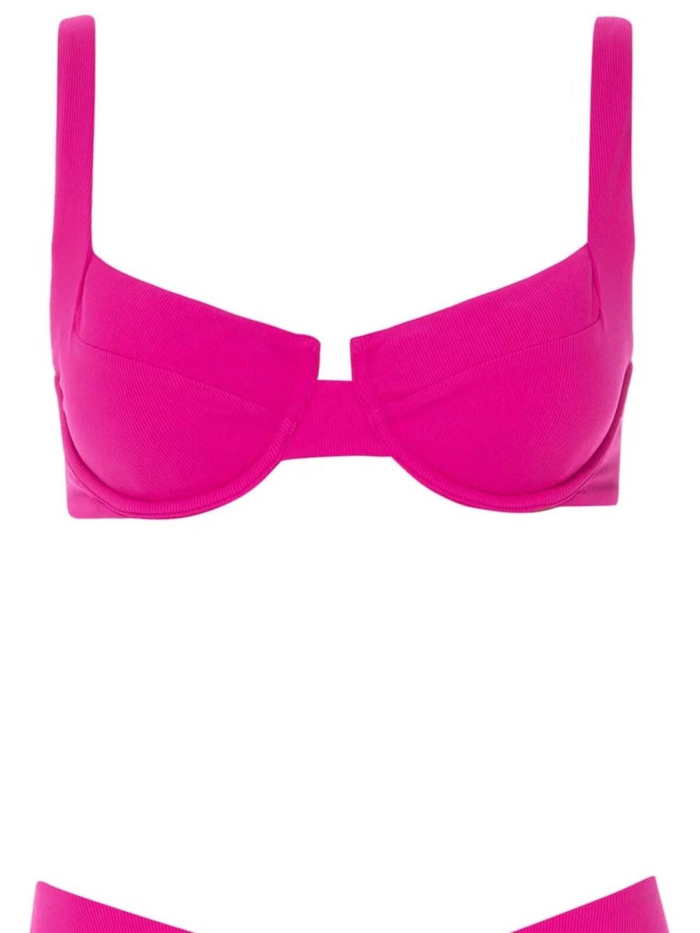 Vetchy Laguna magenta ribbed top only